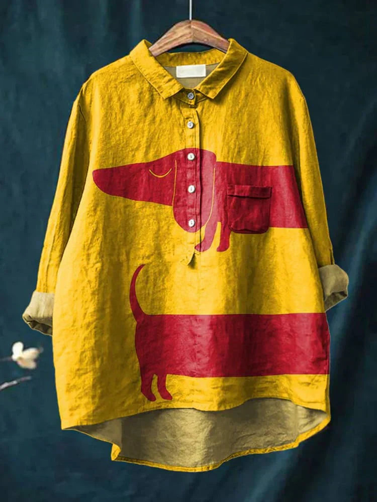 צ'רלי | חולצת אמנות כלבים