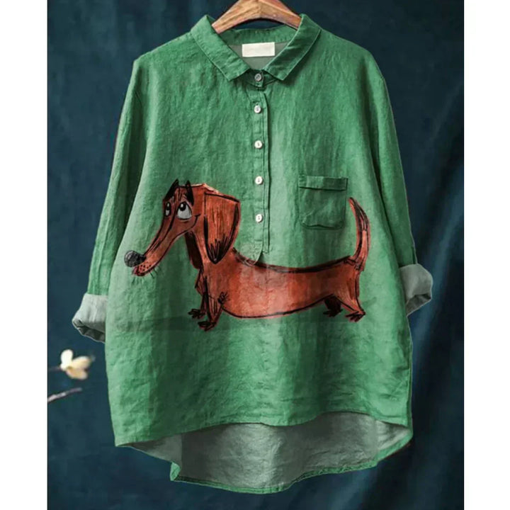 ביבל | חולצת טי אמנות כלבים