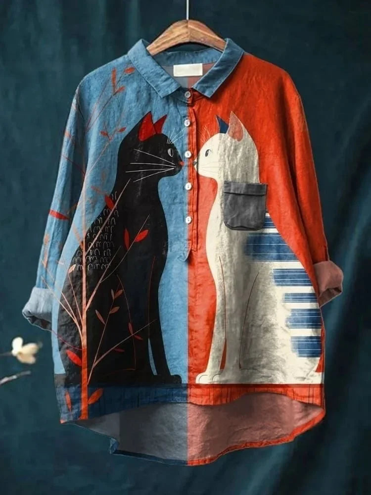 אורולו | חולצת אמנות חתולים