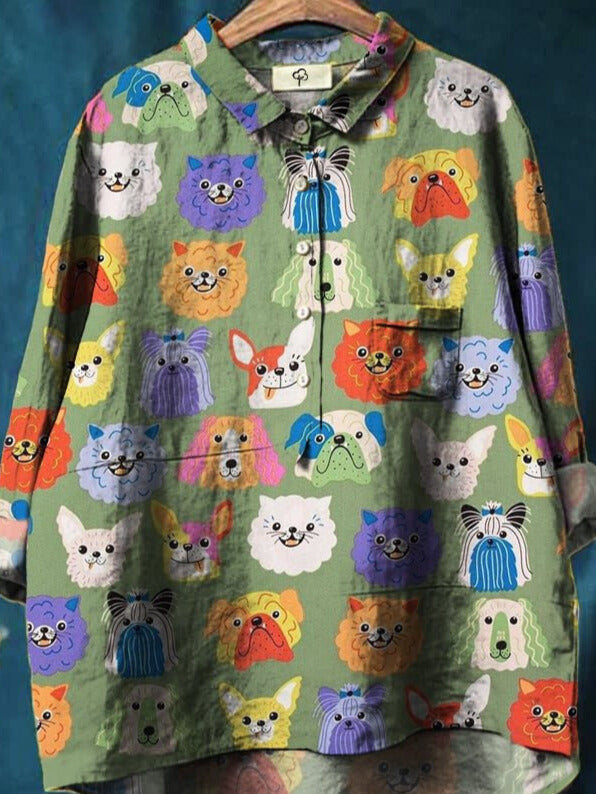 חבילת | ט-Shirt אמנות כלבים